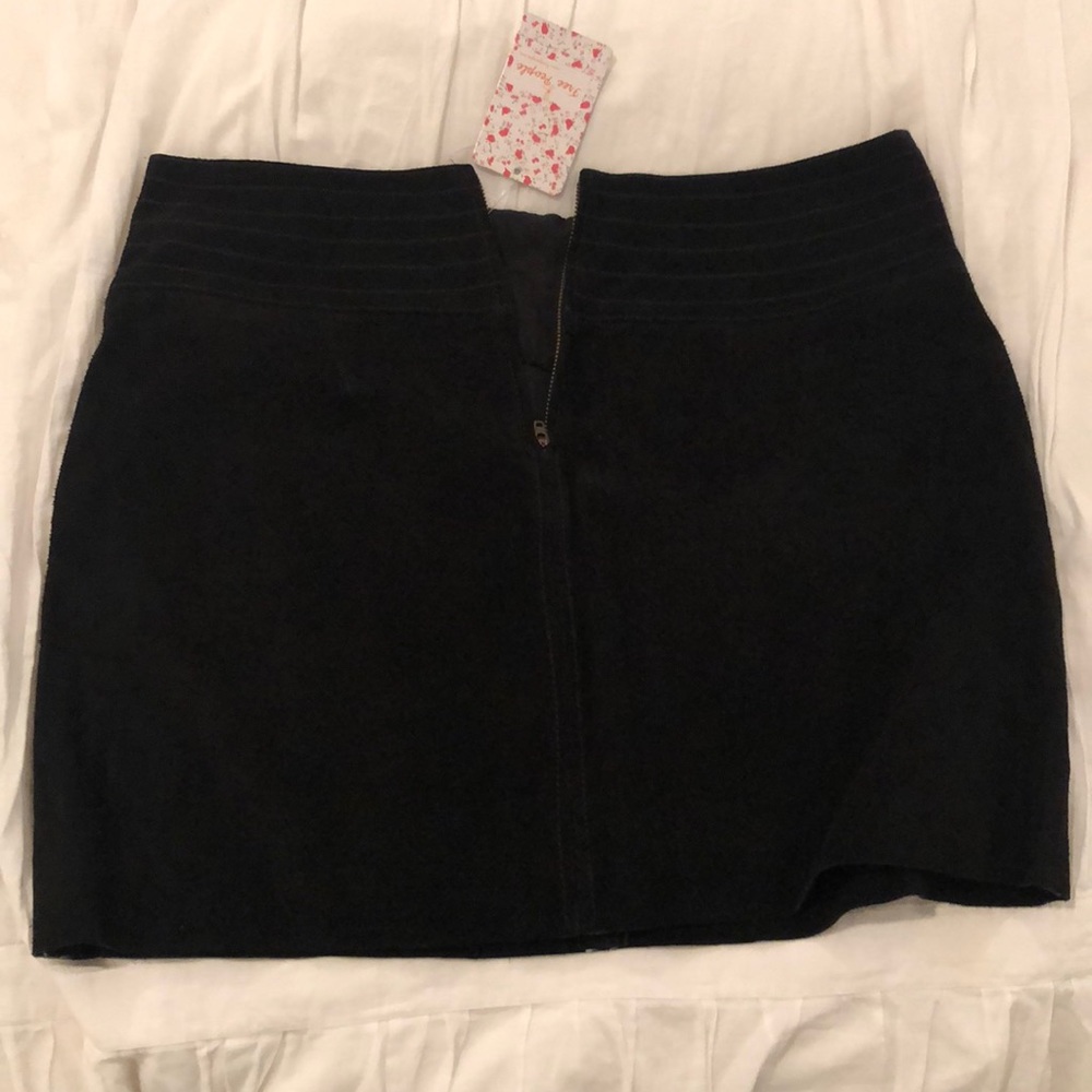 Free people skirt suede